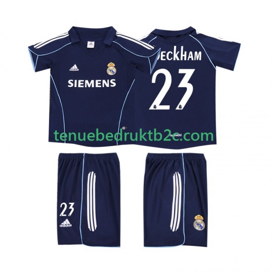 Uitshirt Retro Real Madrid BECKHAM 23 2005 Voetbalteneu Kinderen 2006 S-S