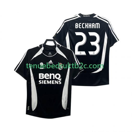 3de shirt Retro Real Madrid Beckham 23 2007 Mannen 2006 S-S