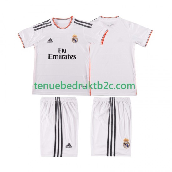 Thuisshirt Retro Real Madrid 2013 2014 Voetbalteneu Kinderen S-S