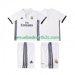 Thuisshirt Retro Real Madrid 2016 2017 Voetbalteneu Kinderen S-S