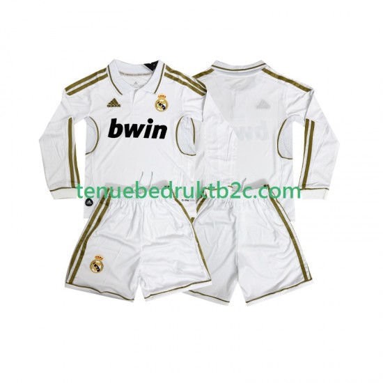 Thuisshirt Retro Real Madrid 2012 Voetbalteneu Kinderen 2011 L-S