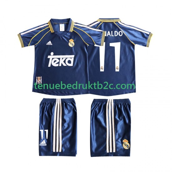 3de shirt Retro Real Madrid Cristiano Ronaldo 11 Voetbalteneu Kinderen 1998 1999 S-S