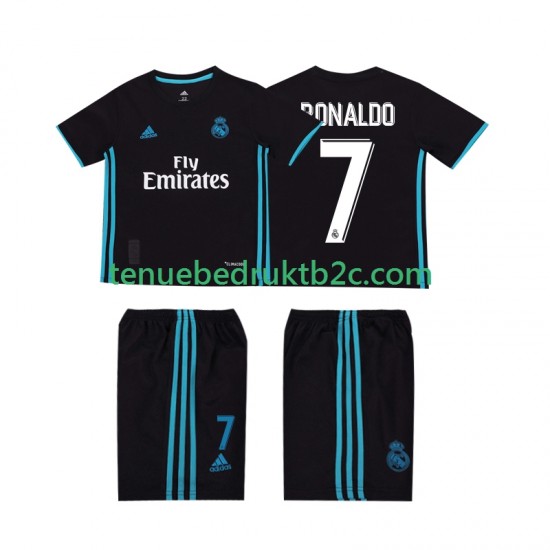 Uitshirt Retro Real Madrid Cristiano Ronaldo 7 2017 2018 Voetbalteneu Kinderen S-S