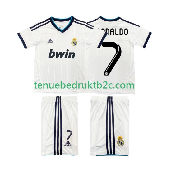 Thuisshirt Retro Real Madrid Cristiano Ronaldo 7 2012 2013 Voetbalteneu Kinderen S-S