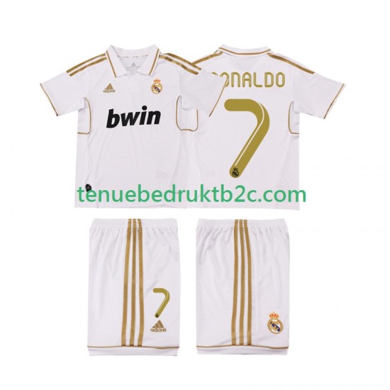 Thuisshirt Retro Real Madrid Cristiano Ronaldo 7 2012 Voetbalteneu Kinderen 2011 S-S
