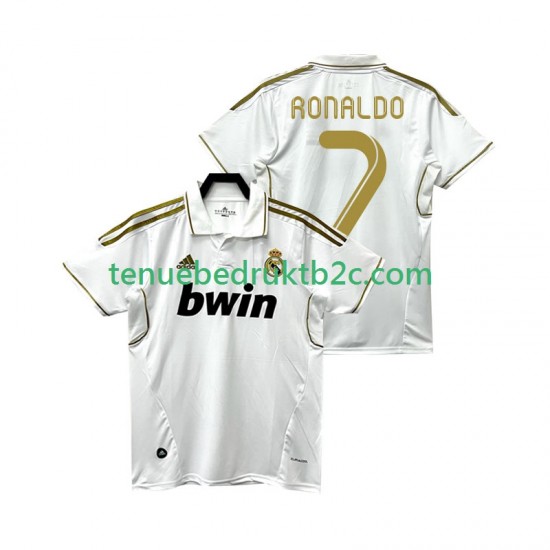 Thuisshirt Retro Real Madrid Cristiano Ronaldo 7 2012 Mannen 2011 S-S