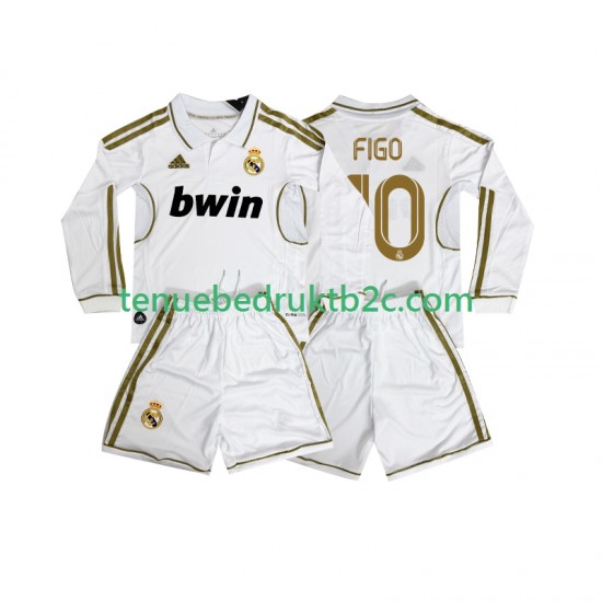 Thuisshirt Retro Real Madrid FIGO 10 2012 Voetbalteneu Kinderen 2011 L-S