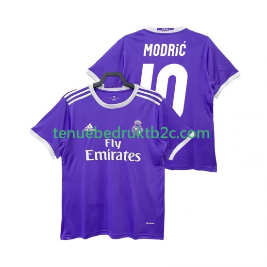 Uitshirt Retro Real Madrid LUCA MODRIC 10 2016 2017 Mannen S-S