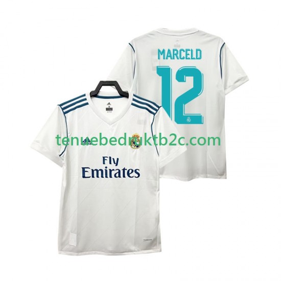 Thuisshirt Retro Real Madrid MARCELD 12 2017 2018 Mannen S-S