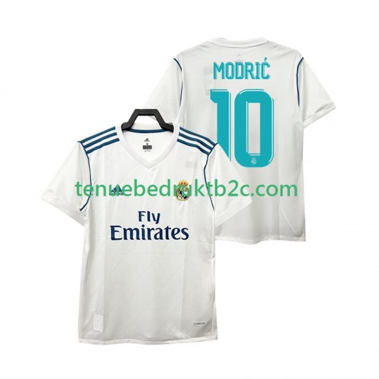 Thuisshirt Retro Real Madrid MODRIC 10 2017 Mannen S-S