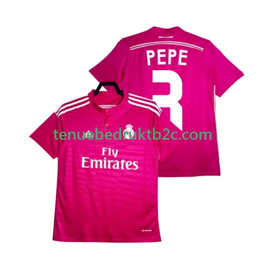 Uitshirt Retro Real Madrid PEPE 3 2014 2015 Mannen S-S