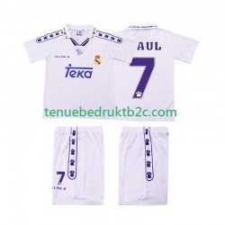 Thuisshirt Retro Real Madrid RAUL 7 1996 Voetbalteneu Kinderen 1994 S-S