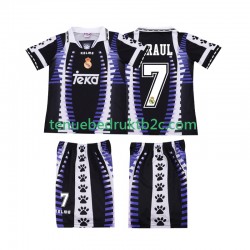 3de shirt Retro Real Madrid RAUL 7 1997 Voetbalteneu Kinderen 1998 S-S