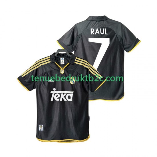 Uitshirt Retro Real Madrid Raul 7 2001 Mannen 1999 S-S