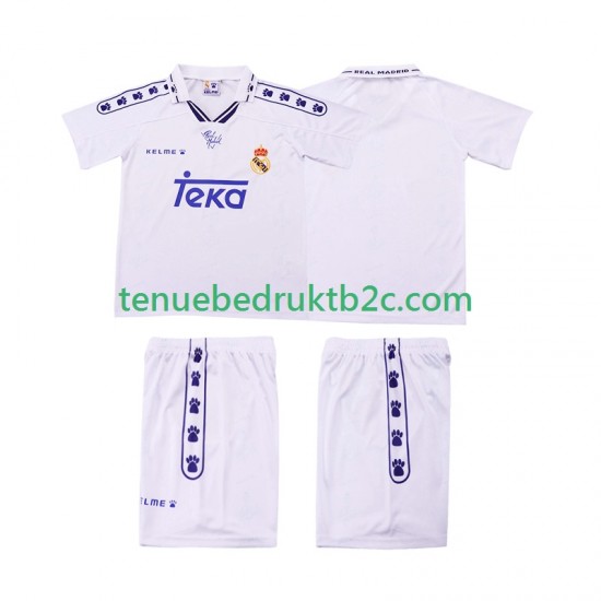 Thuisshirt Retro Real Madrid 1996 Voetbalteneu Kinderen 1994 S-S