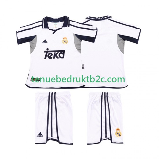 Thuisshirt Retro Real Madrid 2001 Voetbalteneu Kinderen 2002 S-S