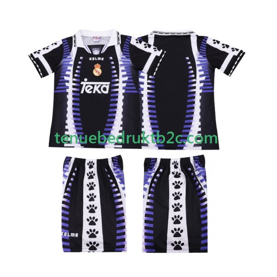 3de shirt Retro Real Madrid 1997 Voetbalteneu Kinderen 1998 S-S
