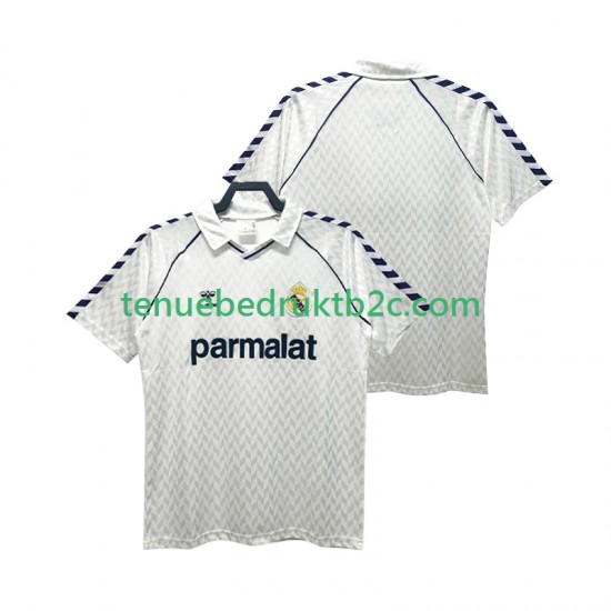 Thuisshirt Retro Real Madrid 1986 1987 Mannen S-S