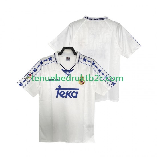 Thuisshirt Retro Real Madrid 1996 1997 Mannen S-S