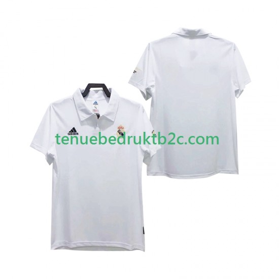 Thuisshirt Retro Real Madrid 2003 Mannen 2002 S-S