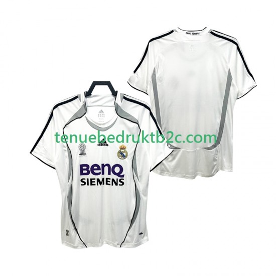 Thuisshirt Retro Real Madrid 2007 Mannen 2006 S-S