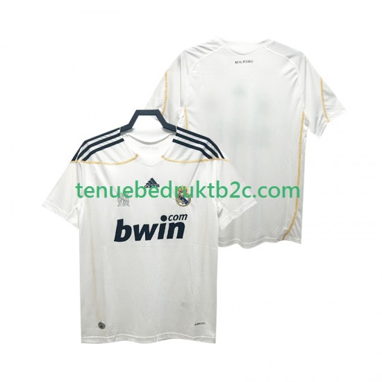 Thuisshirt Retro Real Madrid 2009 Mannen 2010 S-S