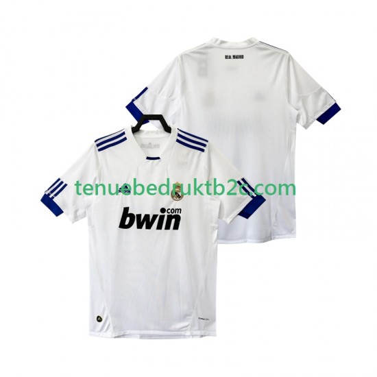 Thuisshirt Retro Real Madrid Mannen 2011 2010 S-S