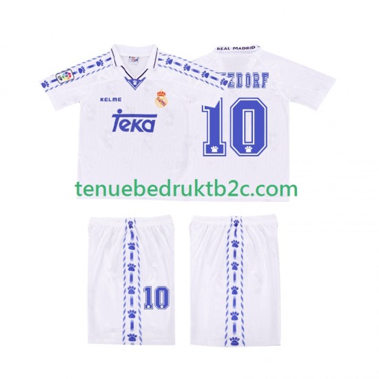 Thuisshirt Retro Real Madrid SEEDORF 10 1996 1997 Voetbalteneu Kinderen S-S