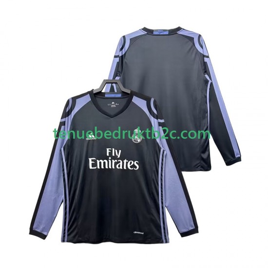 3de shirt Retro Real Madrid 2016 2017 Mannen L-S