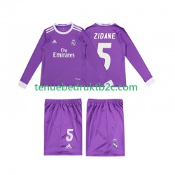 Uitshirt Retro Real Madrid ZIDANE 5 2016 Voetbalteneu Kinderen L-S