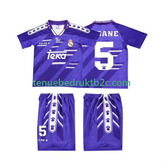 Uitshirt Retro Real Madrid ZIDANE 5 1996 Voetbalteneu Kinderen 1994 S-S