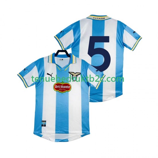 Thuisshirt Retro SS Lazio 5 2000 Mannen 1999 S-S