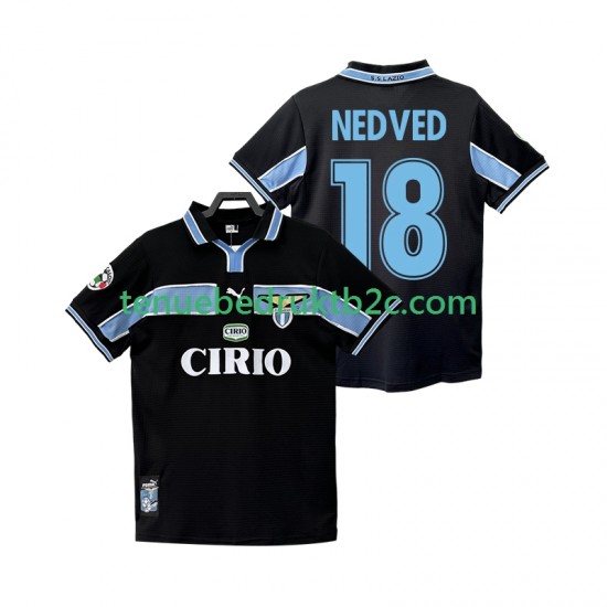 Uitshirt Retro SS Lazio NEDVED 18 Mannen 1998 1999 S-S