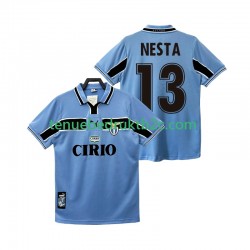 Thuisshirt Retro SS Lazio NESTA 13 Mannen 1998 1999 S-S