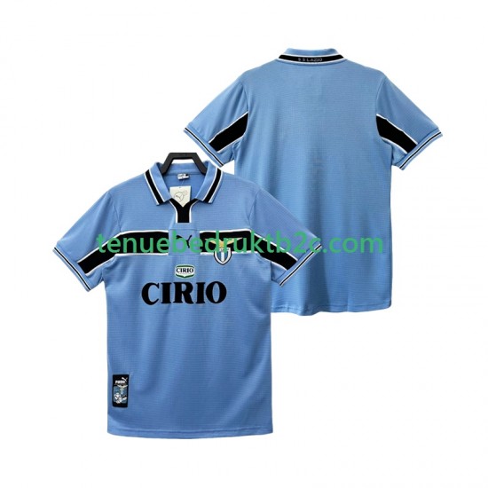 Thuisshirt Retro SS Lazio Mannen 1998 1999 S-S