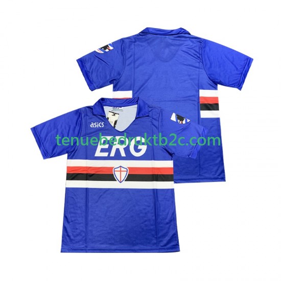 Thuisshirt Retro Sampdoria 1990 1991 Mannen S-S