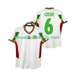 Thuisshirt Retro Senegal CISSE 6 Mannen 2002 S-S