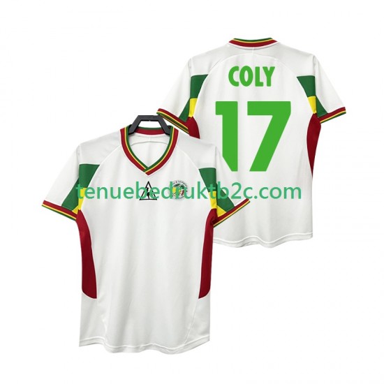 Thuisshirt Retro Senegal COLY 17 Mannen 2002 S-S