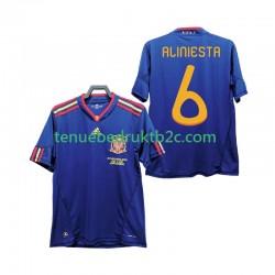 Uitshirt Retro Spanje Andres Iniesta 6 Mannen 2010 S-S