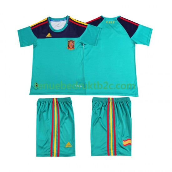 Thuisshirt Retro Spanje Keeper Voetbalteneu Kinderen 2010 S-S