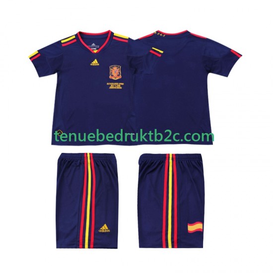 Uitshirt Retro Spanje Voetbalteneu Kinderen 2010 S-S