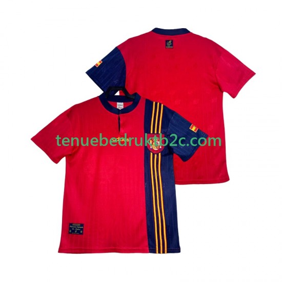 Thuisshirt Retro Spanje 1996 Mannen S-S