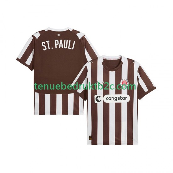 Thuisshirt St. Pauli Mannen 2025-26 S-S