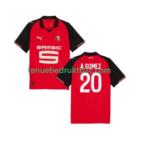Thuisshirt Stade Rennais Andres Gomez 20 Mannen 2025-26 S-S