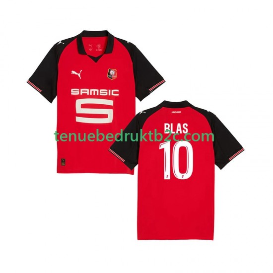 Thuisshirt Stade Rennais Ludovic Blas 10 Mannen 2025-26 S-S