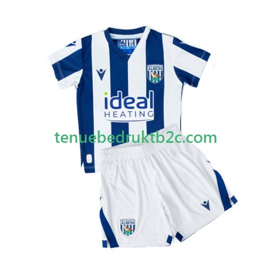 Thuisshirt West Bromwich Albion Voetbalteneu Kinderen 2025-26 S-S