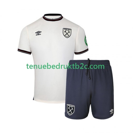 Uitshirt West Ham United Voetbalteneu Kinderen 2025-26 S-S