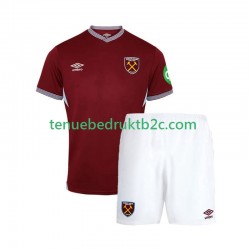 Thuisshirt West Ham United Voetbalteneu Kinderen 2025-26 S-S
