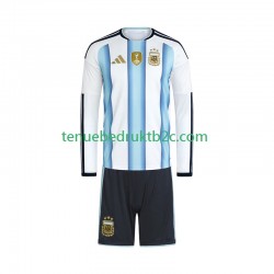 Thuisshirt Argentinië Voetbalteneu Kinderen WK 2026 L-S