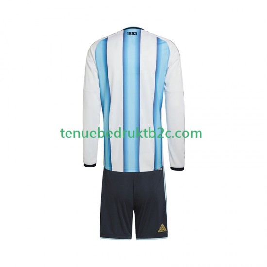 Thuisshirt Argentinië Voetbalteneu Kinderen WK 2026 L-S